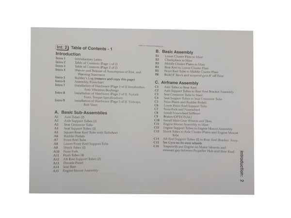Assembly Manual, Commander Elite Single-Place (Dated 2001) – Air ...